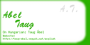 abel taug business card